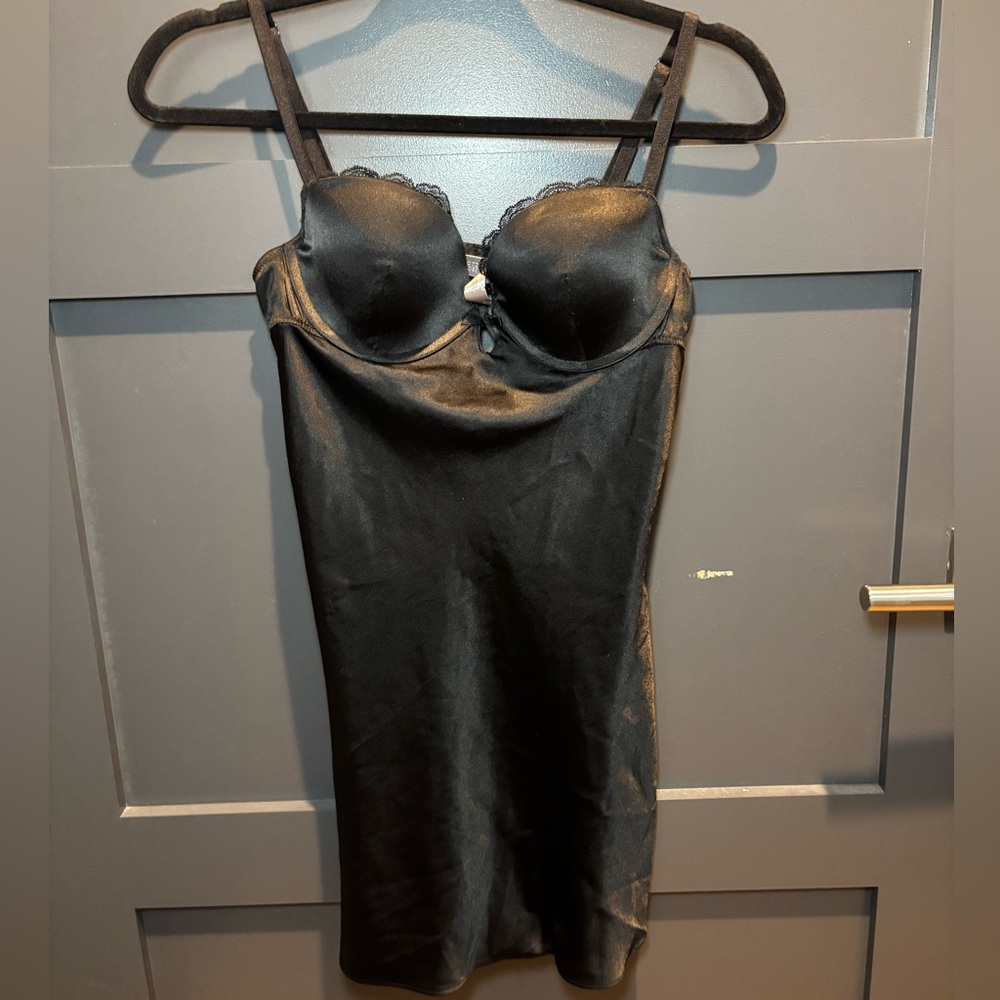 Victoria’s Secret Black Silk Nightgown